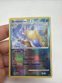 Pokemon Card Blastoise 2/127 Holo Rare Platinum Base Set 2009 MP - Image 3