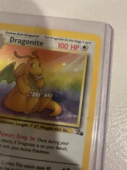 Dragonite 1st Edition Fossil 4/62 Holo Rare Pokemon Card - WOTC 1999 - Image 3