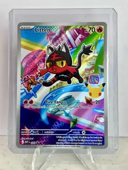 Pokemon Card Litten MEP 044 First Partner Illustration Promo 30th Anniversary - Image 1