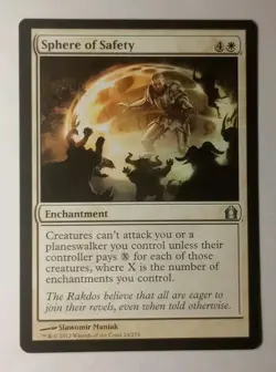 MTG - Sphere of Safety - Return to Ravnica 24/274 - Regular Uncommon - Image 1
