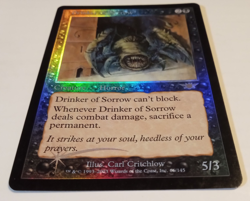 MTG Drinker of Sorrow Legions Foil 2003 NM - Image 3