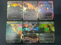 MTG SOC 427-432 Sol Ring + 5 Talisman Borderless Foil Promo Set - Image 1