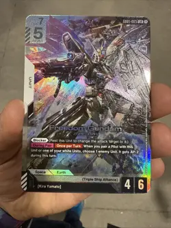 Freedom Gundam Foil X1 - GD01-065 NM - Gundam TCG Card Game - Image 1