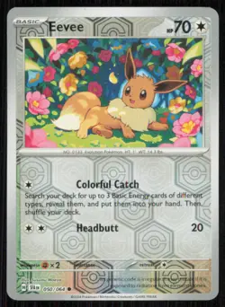 Eevee 050/064 Common Shrouded Fable Pokemon Reverse Holo Near Mint - Image 1
