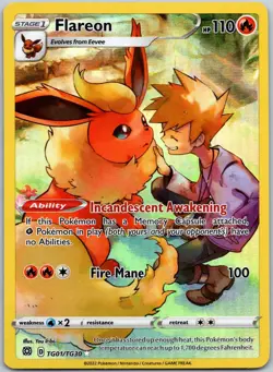 Flareon TG01/TG30 Ultra Rare Brilliant Stars Trainer Gallery NM - Image 1