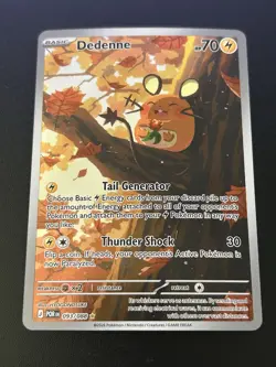 Pokemon TCG Dedenne 093/088 Shiny Rare M/NM Perfect Order - Image 1
