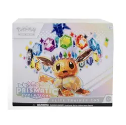 Pokemon TCG Prismatic Evolutions Elite Trainer Box English Eevee 6+ - Image 1