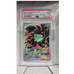 2025 Pokemon Bulbasaur Illustration Rare Holo 133/132 Mega Evolution PSA 9 - Image 1