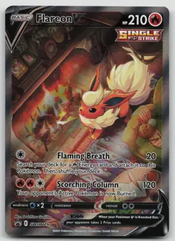 Pokemon TCG - Flareon V SWSH179 Promo - LP - Image 1