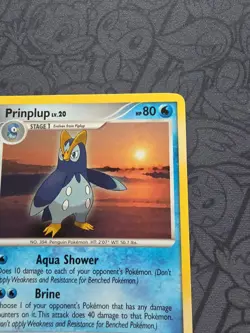 Pokemon: Prinplup #6/12 Diamond & Pearl 2007 Non-holo Vintage - LP - M55 - Image 5