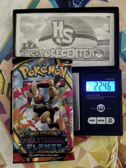 Very Heavy! 22.46g Pokemon TCG ME Phantasmal Flames Pack Sealed! - Image 1