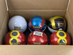 Pokemon TCG Pokeball Tins Costco 6-Pack 18 Booster Packs Sealed - Image 2