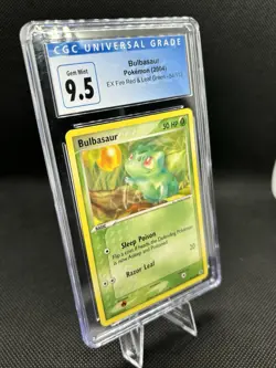 CGC 9.5 GEM MINT Bulbasaur 2004 Pokemon Card 54/112 Fire Red Leaf Green psa - Image 2