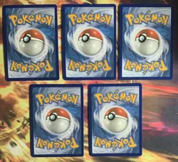 Charizard 5 Card Lot Vmax 20/189 SWSH 261 & 262 EX 215/197 & Black Star Promo 56 - Image 2