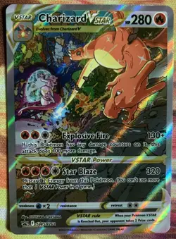 Charizard 5 Card Lot Vmax 20/189 SWSH 261 & 262 EX 215/197 & Black Star Promo 56 - Image 3
