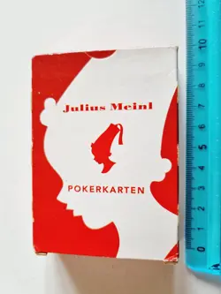 CARTE DA GIOCO JULIUS MEINL ASS POKER ORIGINAL VINTAGE 80s PLAYING CARDS NEW - Image 1