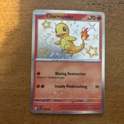 Charmander - 109/091 - Pokemon TCG: Paldean Fates Holo Card NM - Image 1