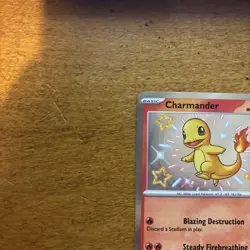Charmander - 109/091 - Pokemon TCG: Paldean Fates Holo Card NM - Image 2
