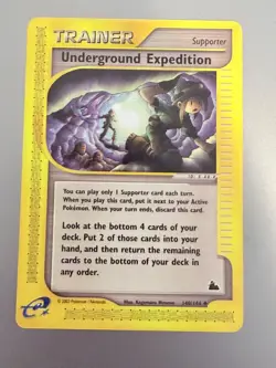 UNDERGROUND EXPEDITION 140/144 Skyridge non-holo E-READER Pokemon TCG card NM - Image 1