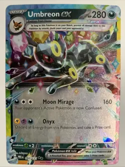 Pokemon TCG Prismatic Evolutions #060/131 Umbreon ex NM - Image 1