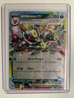 Pokemon TCG Prismatic Evolutions #060/131 Umbreon ex NM - Image 3