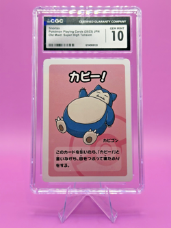 2023 Pokemon Snorlax Old Maid Super High Tension CGC 10 Gem Mint Slab🔥🚀🌎 - Image 1