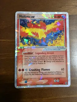 Moltres ex 115/112 Secret Rare Holo EX FireRed & LeafGreen English 2004 - Image 1