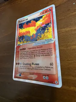 Moltres ex 115/112 Secret Rare Holo EX FireRed & LeafGreen English 2004 - Image 2