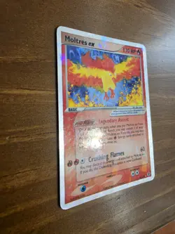 Moltres ex 115/112 Secret Rare Holo EX FireRed & LeafGreen English 2004 - Image 3