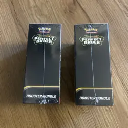 Lot Of 2 Pokemon Mega Evolution Perfect Order Booster Bundle - Image 2