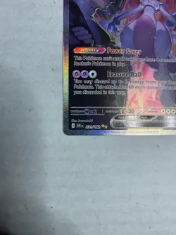 Team Rockets Mewtwo EX 231/182 SIR MINT Destined Rivals Pokemon - Image 3