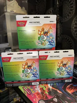 Pokemon TCG First Partner Illustration Collection Series 1 Factory Sealed Lot 3x - Image 2