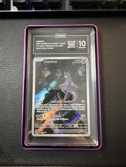 MEWTWO 2023 Pokemon S&V 151 UPC #52 ENG Tag 10 With Purple SlabMag - Image 3