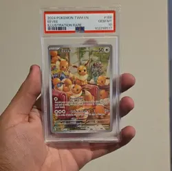 Pokemon Sv06 Twilight Masquerade Eevee 188/167 Illustration Rare Holo PSA 10 EN - Image 2