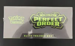 FACTORY SEALED POKEMON MEGA EVOLUTION PERFECT ORDER ELITE TRAINER BOX ETB - Image 4