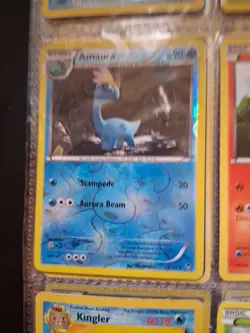 Pokemon TCG Mixed Card Lot Of 9, Amaura Holo - Image 2