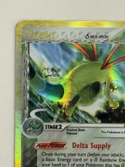 Pokemon TCG Flygon 7/110 Holon Phantoms Reverse Holo Stamp - Image 2