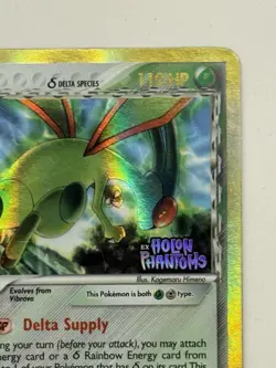 Pokemon TCG Flygon 7/110 Holon Phantoms Reverse Holo Stamp - Image 3