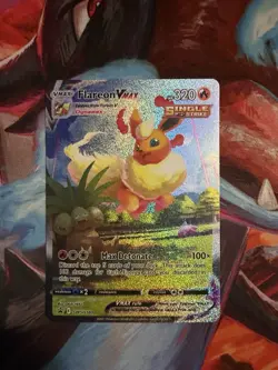 Flareon VMAX - SWSH180 - Black Star Promo- Alt Art Pokemon TCG LP - Image 1
