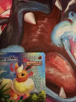 Flareon VMAX - SWSH180 - Black Star Promo- Alt Art Pokemon TCG LP - Image 3