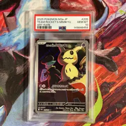 Pokemon Team Rocket's Mimikyu 205/193 Mega Dream Ex Art Rare PSA 10 Japanese - Image 1