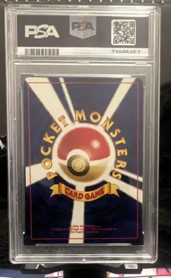 PSA 8 Brock's Rhydon Leaders' Stadium Holo Rare 112 Japanese Pokemon 1998 - Image 2