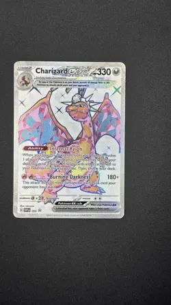 Charizard ex 056 Promo Scarlet Violet Black Star Promo Full Art Pokemon TCG - NM - Image 3