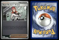 TEAM ROCKET'S ARIANA 202/217 UNCOMMON ASCENDED HEROES REVERSE HOLO POKEMON NM - Image 1