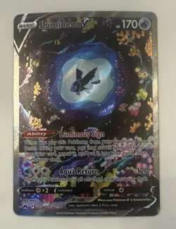 Pokemon Lumineon V Ultra Rare Full Art Holo Crown Zenith 170 HP GG39/GG70 - Image 1