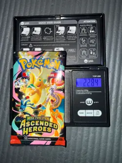 (VERY HEAVY)🔥 22.84g Pokemon TCG Ascended Heroes Booster Pack Sealed Brand New✅ - Image 1