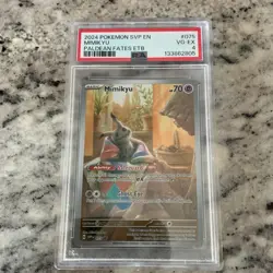 Pokemon Company 2024 Mimikyu #075 SV Promo Holo English PSA 4 - Image 1