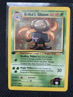 Pokemon TCG Erika's Gloom Gym Heroes 45/132 First edition - Image 1
