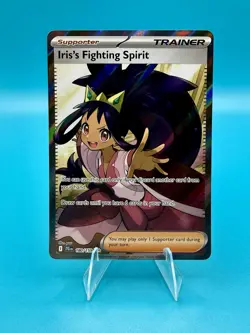 Pokemon 2025 Iris's Fighting Spirit 180/159 BJourney Together Double Rare NM - Image 1