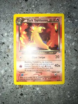 Pokemon TCG Cards Dark Typhlosion 10/105 Neo Destiny Holo Rare EXC - Image 3